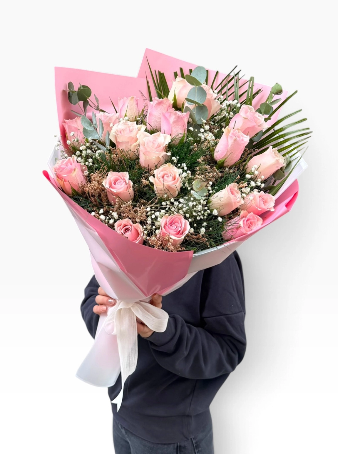30 Pembe Gül Buketi