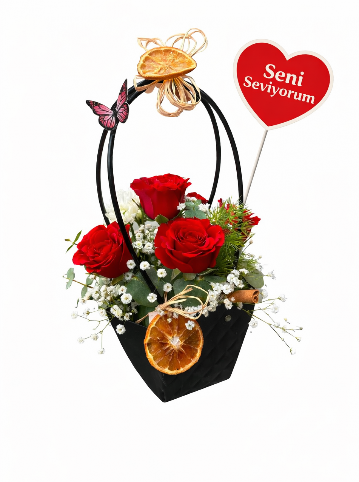 Çantada Güller Ve Papatyalar