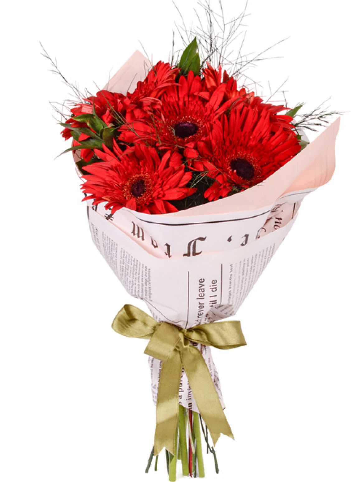 Kırmızı Gerbera Buketi