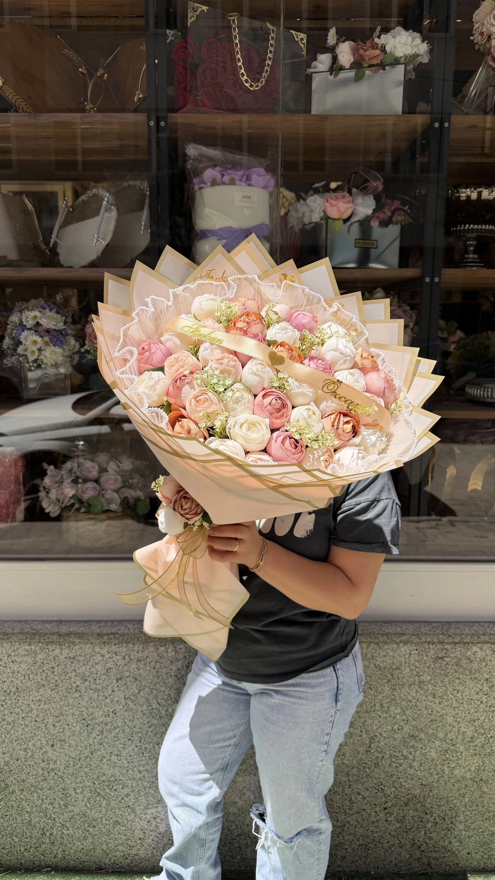 Pastel Sabun Gül Buketi