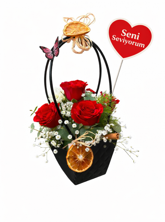 Çantada Güller Ve Papatyalar