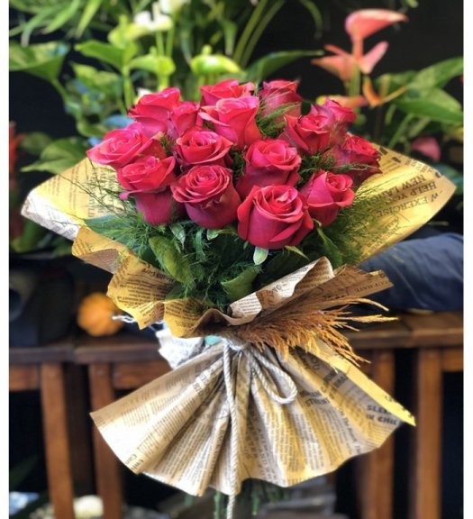 Premium 15 Kırmızı Gül Buketi