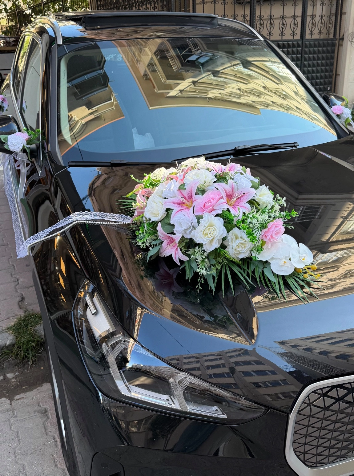 Yapay Model Gelin Arabası Setimiz Pembe