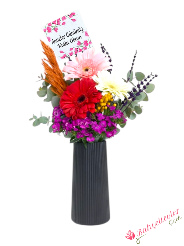 Anneler Günü Özel Tasarım Gerbera Papatya Arajmanı 